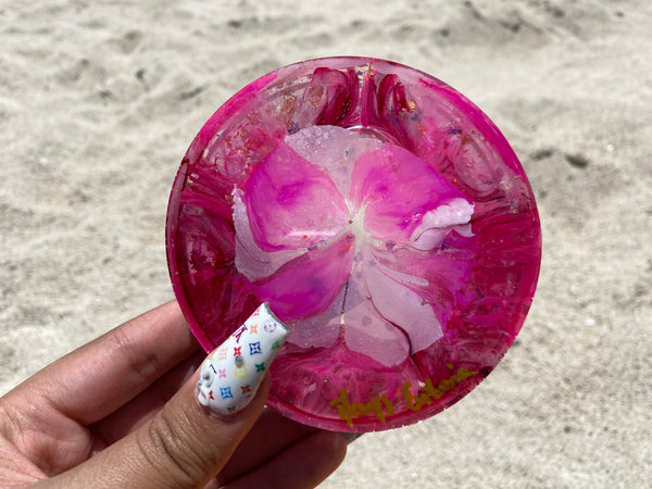 Hibiscus Confetti Ashtray