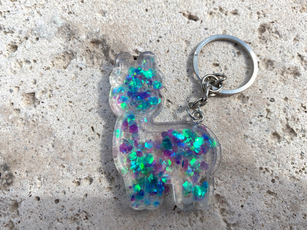 Azure Llama keychain