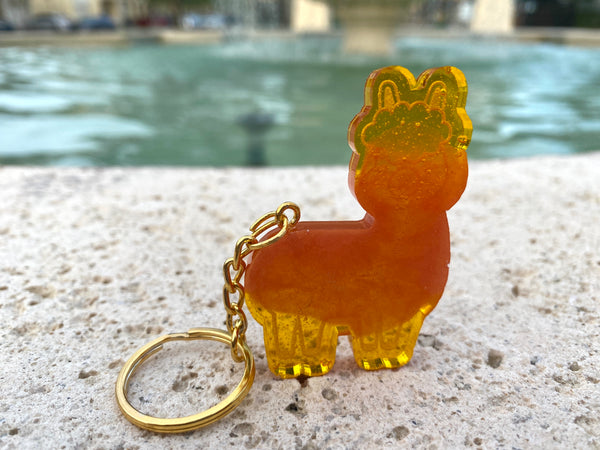 Hot Mama Llama Keychain