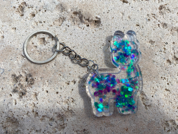 Azure Llama keychain