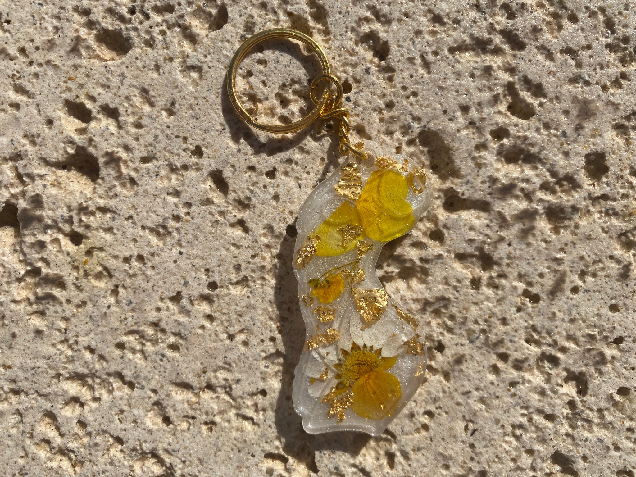 Floral Skinny Legend Goddess Keychain