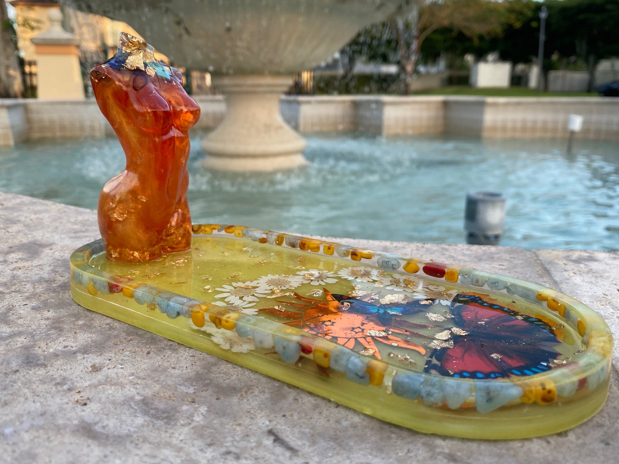 Aurora Fountain Goddess Tray