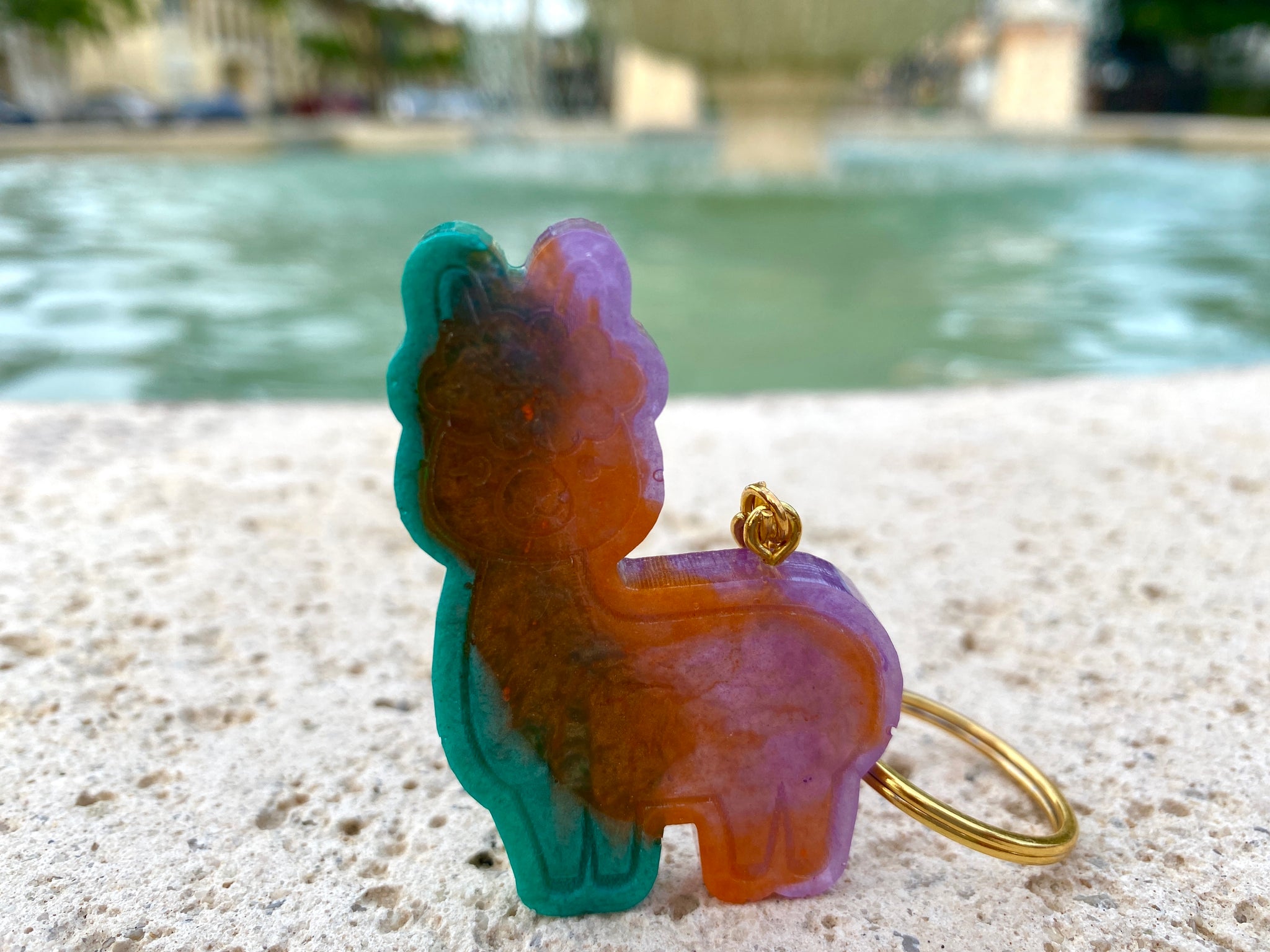 Llama Lovin' Keychain